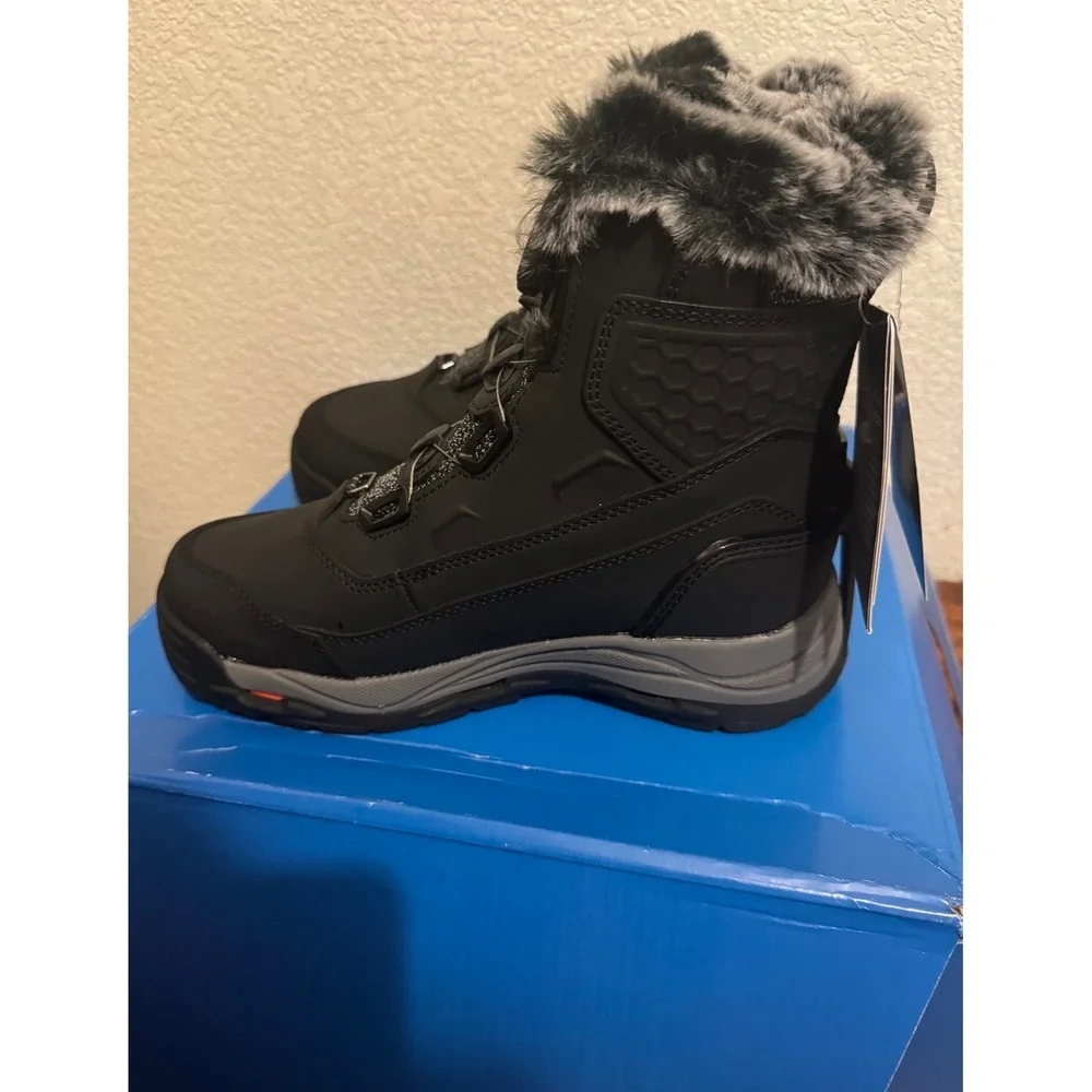 Korkers Snowmageddon Winter Boots Womens 10 Black Waterproof Gorpcore Outdoor